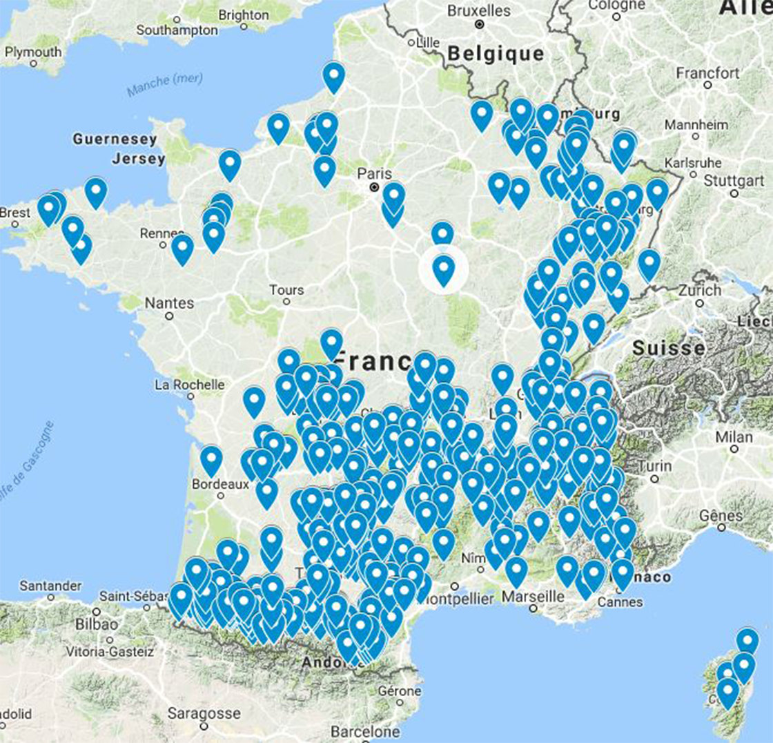 Carte Centrales Hydro lectriques France EMVQOE